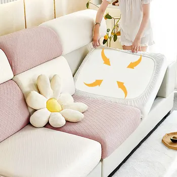 Еластичен калъф за дивана в клетката EIFLOY 2/3 възглавници, защита на дивана от прах, защита мебели, калъф за един стол, за домашни любимци и деца