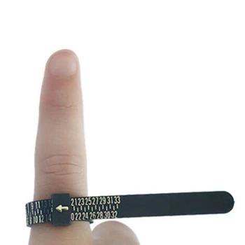 Измервателен пръст Стандартен пръстен на Измервателната пръстен САЩ Хонг конг JPN Европа Мека Линия Пръстен Устата Обиколката на ръцете Размер Номер на Инструмент