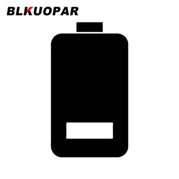 BLKUOPAR Бял Батерията Автомобили Стикер е Оригинален Слънцезащитен Крем е най-Забавната Устойчиво на Надраскване Стикер Персонализирани Климатик Мотоциклет Автомобил Добър
