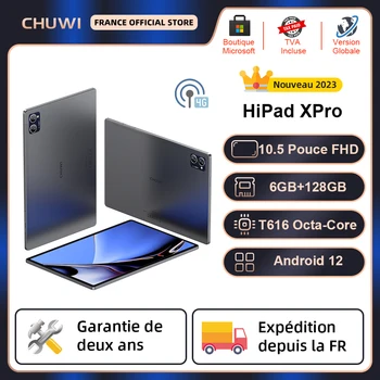 Глобалната версия на CHUWI HiPad XPro 10-инчов Таблет с Android 12 Unisoc T616 Octa Core 4G LTE 6 GB 128GB 13MP Батерия 7000mAh Таблети