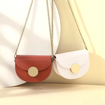 Летни Нови предмети, чанти през рамо от изкуствена кожа за жени, малка дамска чанта на верига, Качество