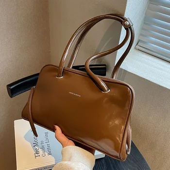 Модерна дамска чанта през рамо, дизайнерска чанта за подмишниците, чанта за подмишниците, плиссированная седельная чанта, однотонная чанта-месинджър, чантата, чанти-скитници,