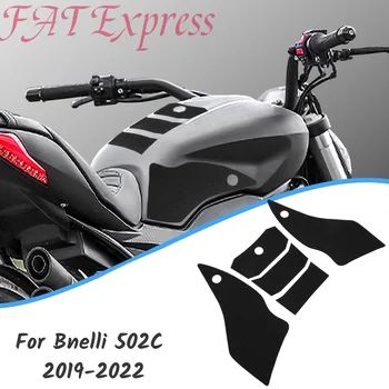 502C Защита на Резервоара За Bnelli 502 C 2019 2020 2021 2022 Мотоциклетът Стикер Стикер На Газово Гориво Коленная Дръжка за Дърпане на Страничният Панел