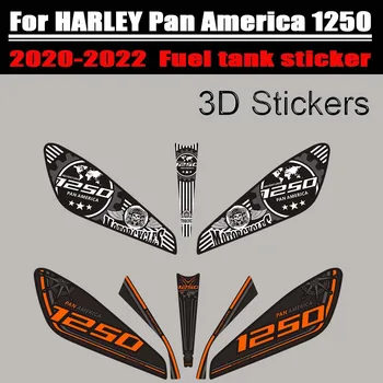 За HARLEY Pan America 1250 2020 2021 2022Motorcycle Kit 3D Стикери, ваденки на Газ за Отопление Наколенник на Резервоара За Защита на Наколенника