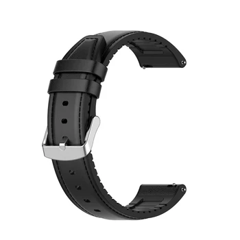 Кожена каишка за часовник Huawei Watch GT2 Pro гривна 22 мм гривна за Huawei WATCH Gt 2 Pro черен