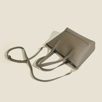 CFUN YA Луксозна модерна чанта-тоут за жени от изкуствена кожа, дамски чанти-месинджър с дръжка през рамо, чанти през рамо с голям капацитет