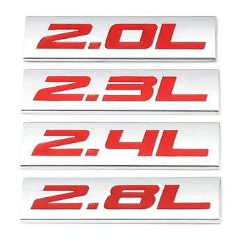 2.0 L 2.3 2.4 L L 2.5 2.8 L L Автомобилни Стикери Емблемата на Иконата на Стикер за Toyota, Mercedes Mazda, Nissan, BMW, Audi, Honda, Hyundai, Ford KIA Suv на VW