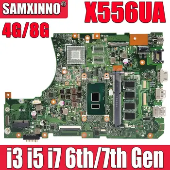 X556UA дънна Платка За ASUS X556U X556UF A556U X556UV X556UAM X556UJ X556UAK дънна Платка на лаптоп I3 I5 I7 Процесор DDR3L/DDR4 4 GB/8 GB