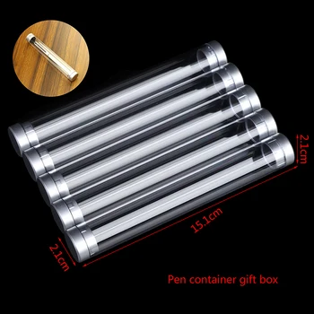 Кристално Прозрачна Пластмасова кутия за писалки Подарък кутия Метална кутия за писалки Прозрачен калъф за писалки