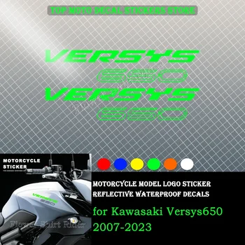 Етикети за мотоциклети, водоустойчив стикер за Kawasaki Versys650 Versys 650 2007-2023, Отразяващи водоустойчиви етикети