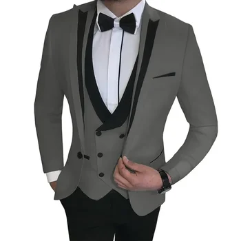 2023 Нов Мъжки костюм Slim Fit В Света на Корейски Стил, Случайни Мъжки костюм
