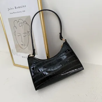 чанта дамски Модерна чанта за пазаруване, ретро Ежедневни дамски чанта-тоут, дамски кожени однотонная чанта на верига за жени 2022