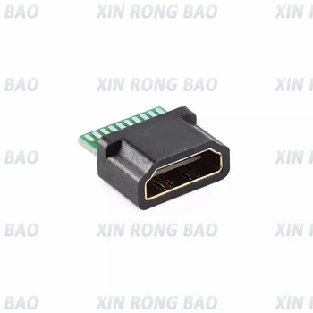 5ШТ 19PIN 19P HDMI конектор-контакти с печатна платка Тип спойка с пластмасов корпус