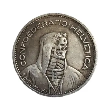 1937-1954, на Разположение 5 дати Швейцария, монети със сребърно покритие, Монети, за дома, Колекционерски монети, Лъки Magic, Коледни подаръци #613